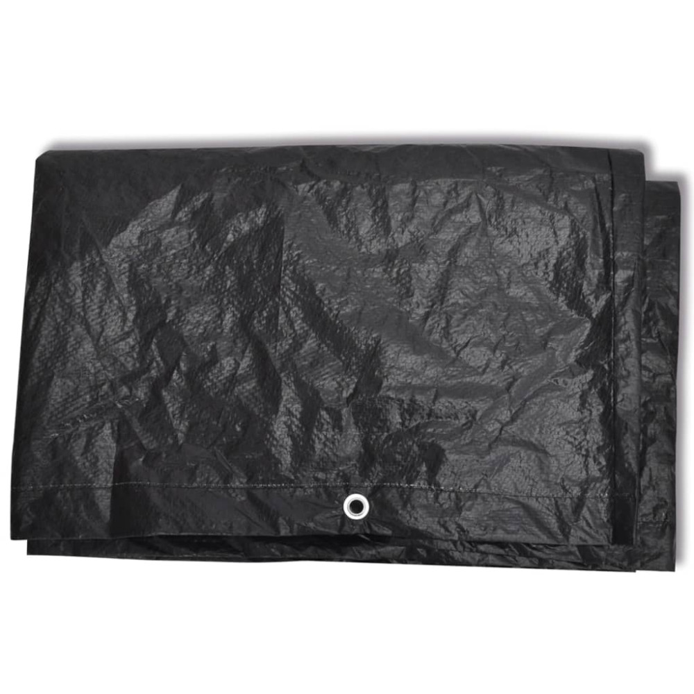 Produktbild för Överdrag för trädgårdsmöbler 8 öljetter 160x55x182 cm