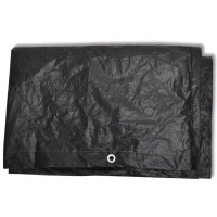 Produktbild för Överdrag för trädgårdsmöbler 8 öljetter 160x55x182 cm