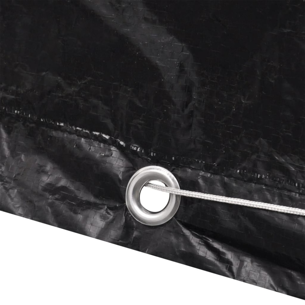 Produktbild för Överdrag för trädgårdsmöbler 8 öljetter 160x55x182 cm