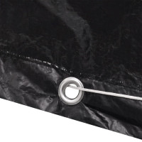 Produktbild för Överdrag för trädgårdsmöbler 8 öljetter 160x55x182 cm