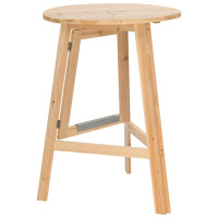 Produktbild för Hopfällbart barbord 78 cm granträ