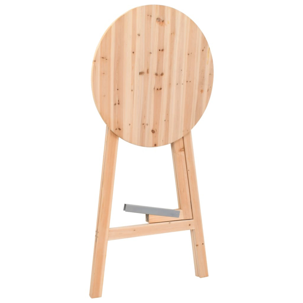 Produktbild för Hopfällbart barbord 78 cm granträ
