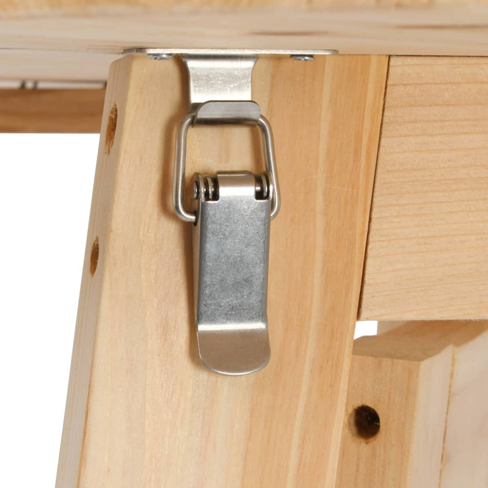 Produktbild för Hopfällbart barbord 78 cm granträ