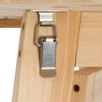Produktbild för Hopfällbart barbord 78 cm granträ