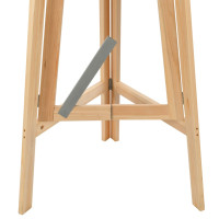 Produktbild för Hopfällbart barbord 78 cm granträ