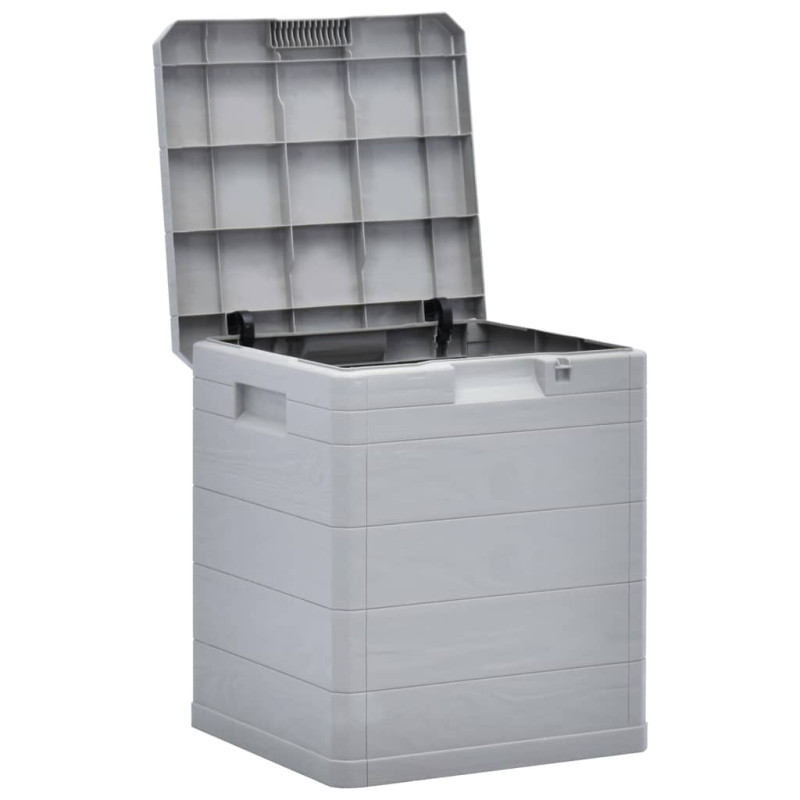 Produktbild för Dynbox 90 liter ljusgrå