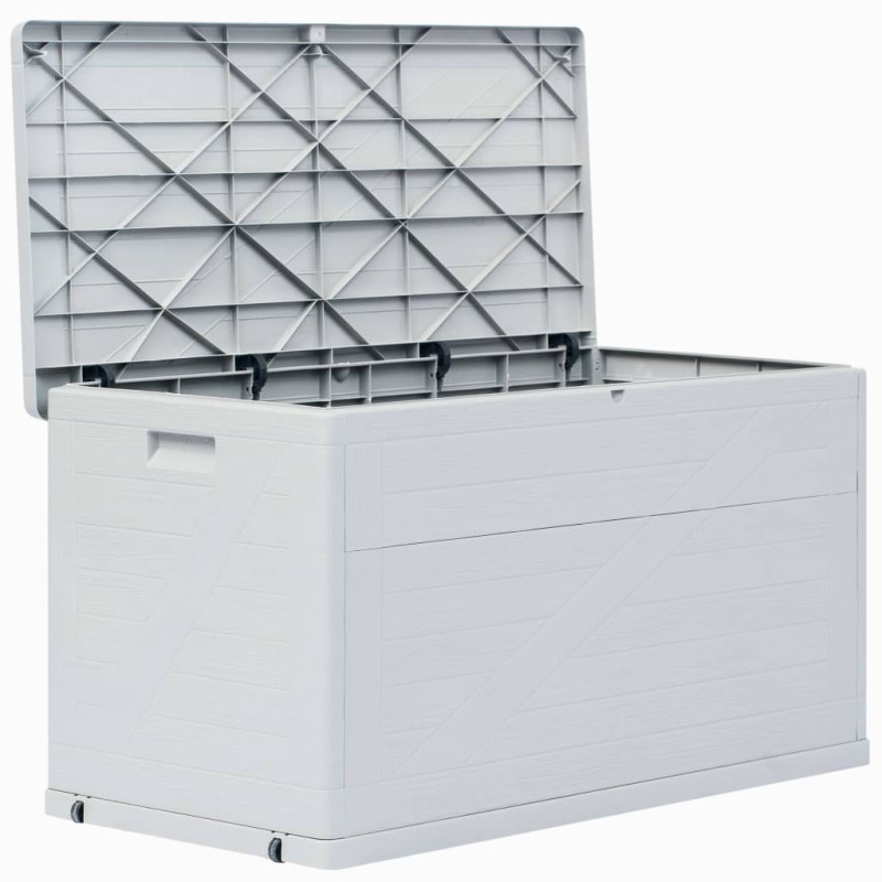 Produktbild för Dynbox 420 liter ljusgrå