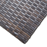 Produktbild för Hopfällbar pall konstrotting brun