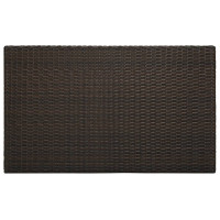 Produktbild för Barbord för trädgård brun 100x60,5x110,5 cm konstrotting