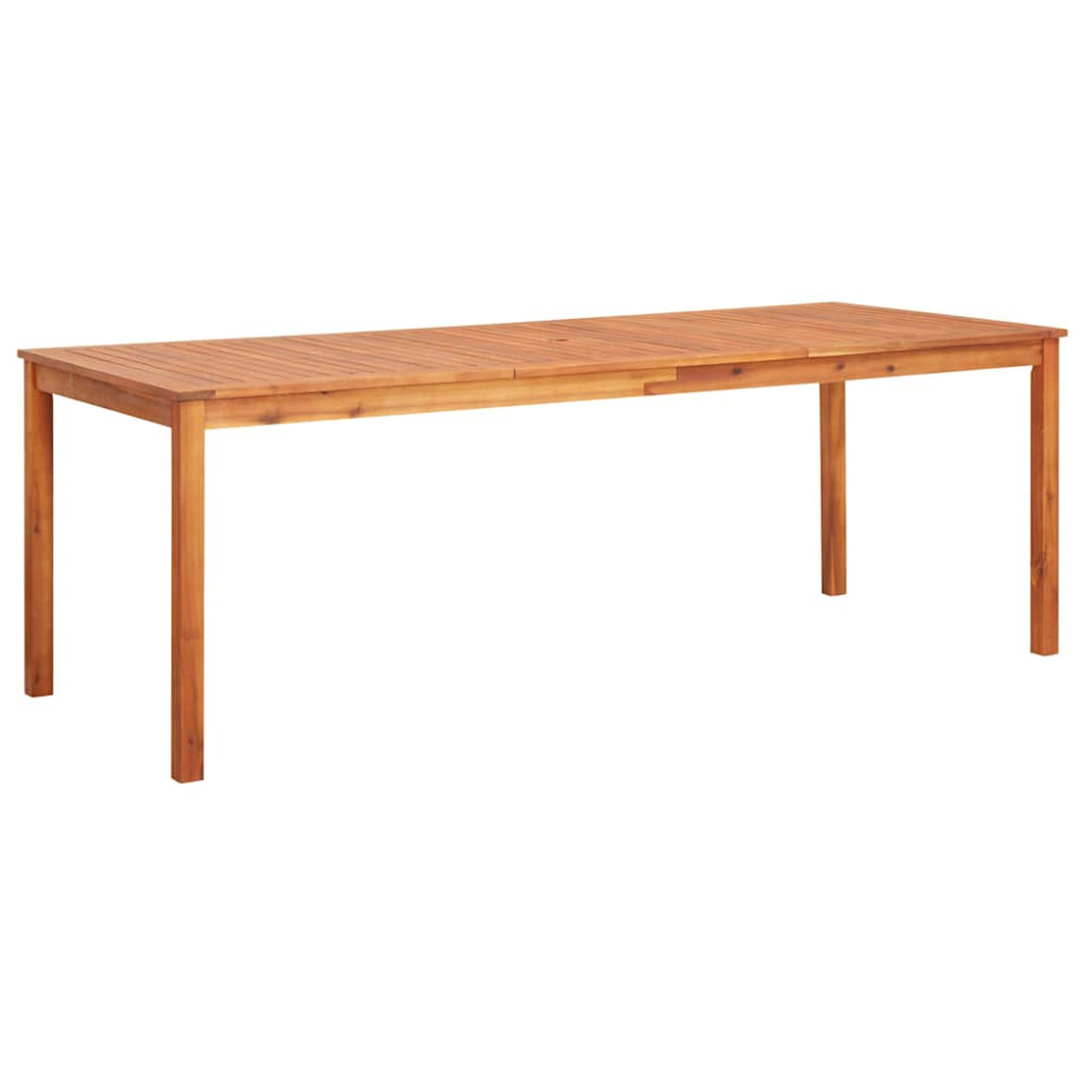 Produktbild för Trädgårdsbord 215x90x74 cm massivt akaciaträ