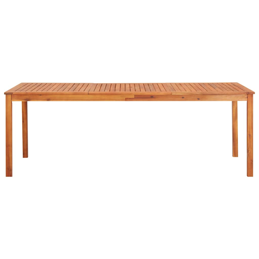 Produktbild för Trädgårdsbord 215x90x74 cm massivt akaciaträ