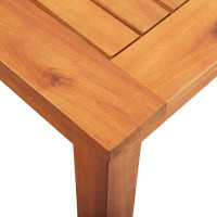 Produktbild för Trädgårdsbord 215x90x74 cm massivt akaciaträ