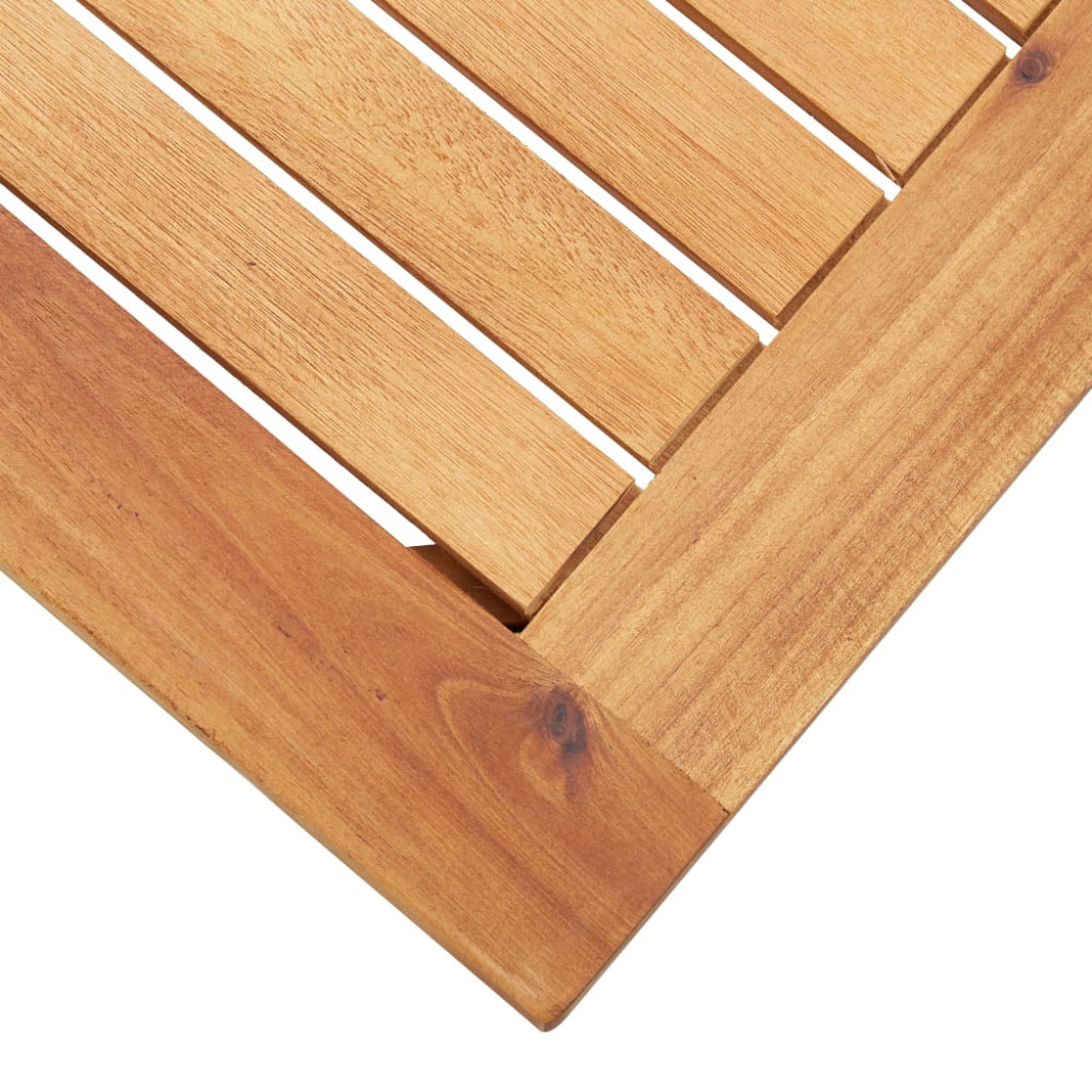 Produktbild för Trädgårdsbord 60x60x36 cm massivt akaciaträ