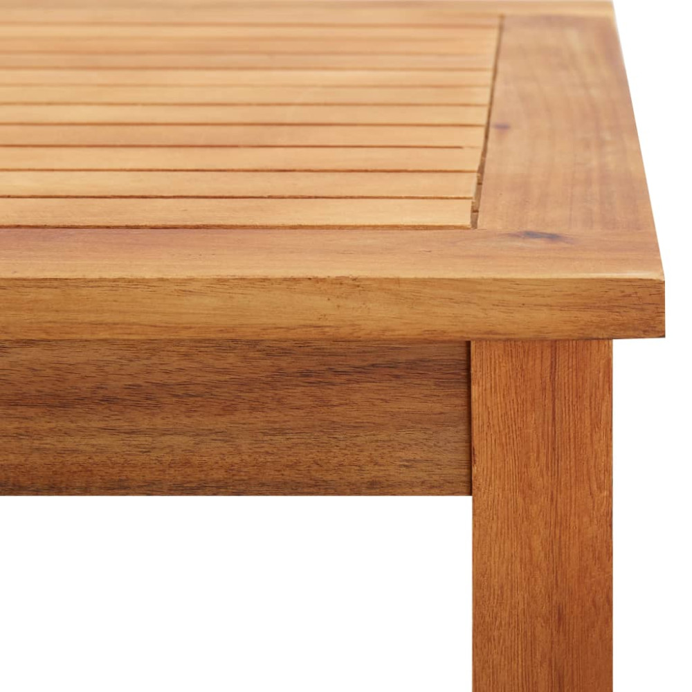 Produktbild för Trädgårdsbord 60x60x36 cm massivt akaciaträ