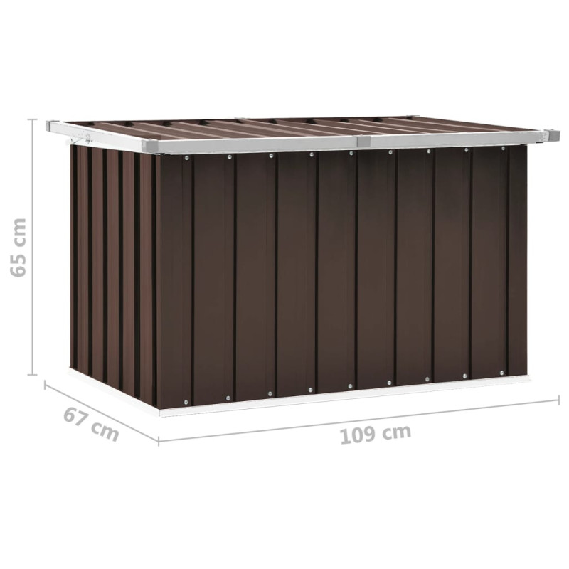 Produktbild för Dynbox brun 109x67x65 cm