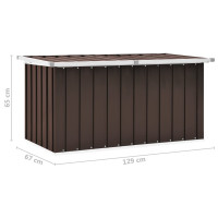 Miniatyr av produktbild för Dynbox brun 129x67x65 cm
