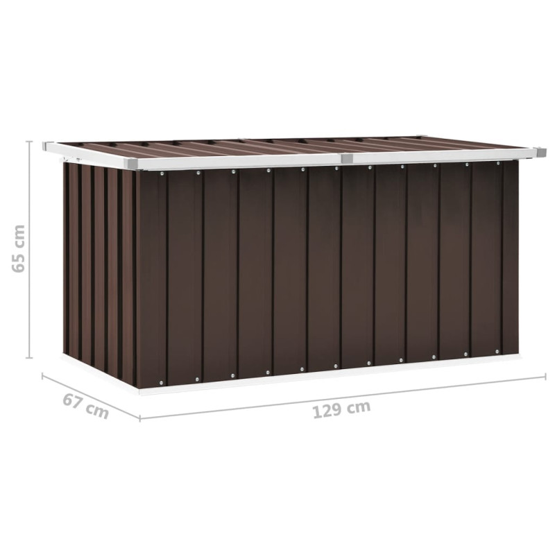 Produktbild för Dynbox brun 129x67x65 cm