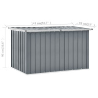 Miniatyr av produktbild för Dynbox grå 149x99x93 cm