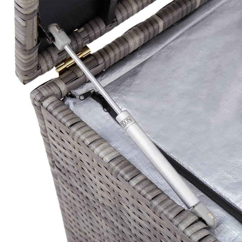 Produktbild för Dynbox konstrotting 100x50x50 cm grå