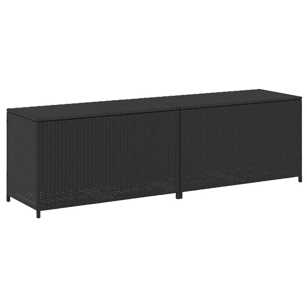 Produktbild för Dynbox konstrotting 200x50x60 cm svart