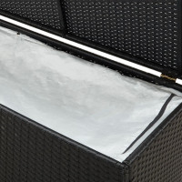 Produktbild för Dynbox konstrotting 200x50x60 cm svart