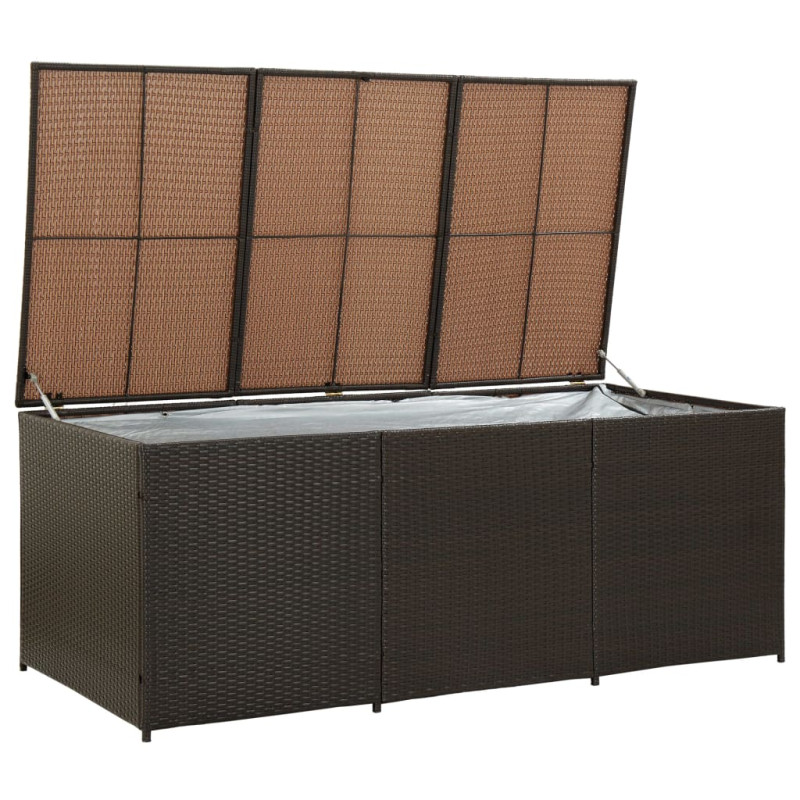 Produktbild för Dynbox konstrotting 180x90x70 cm brun