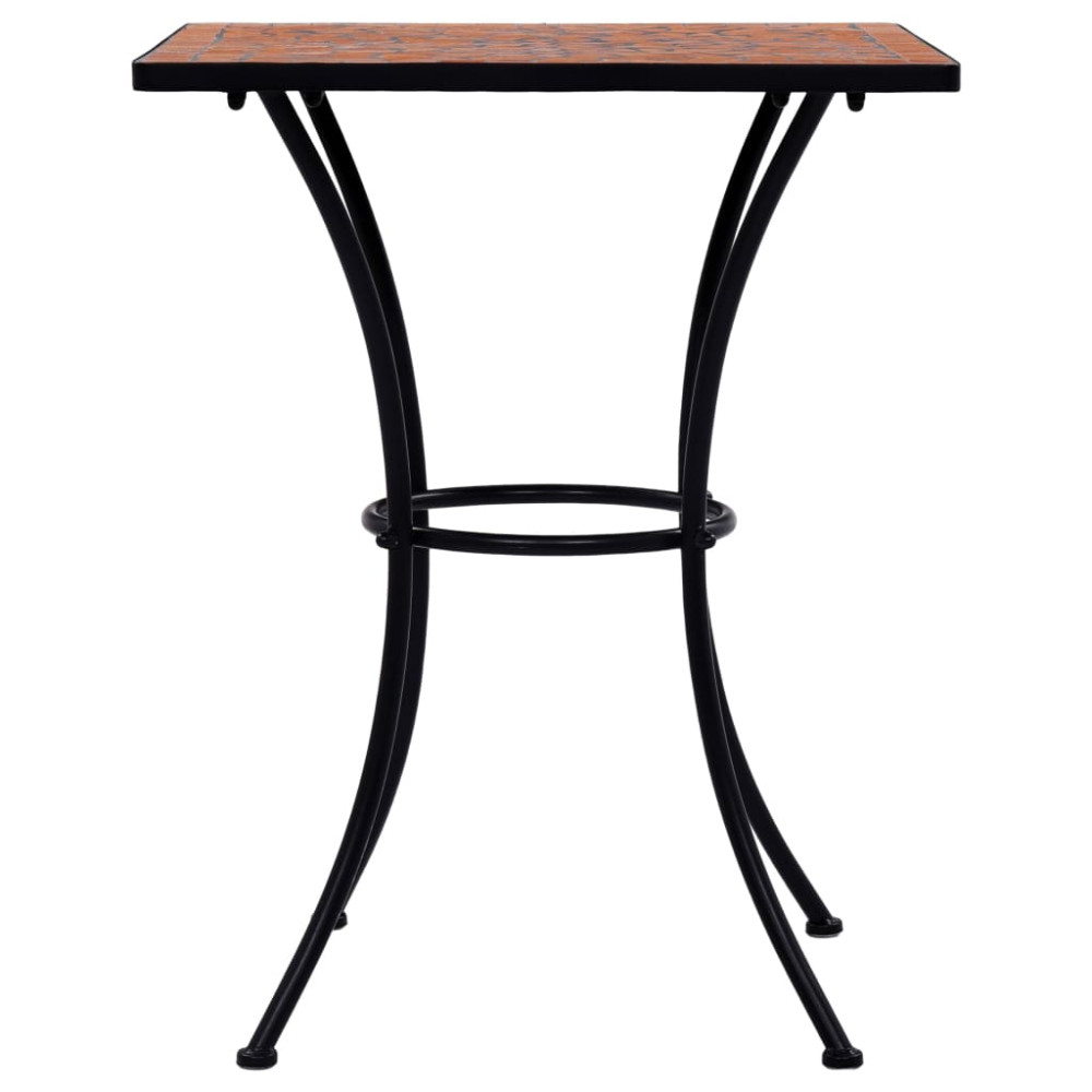 Produktbild för Mosaikbord terrakotta 60 cm keramik
