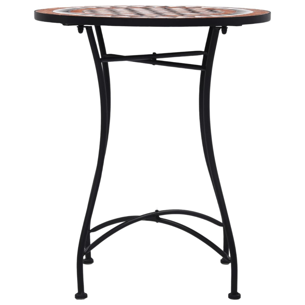 Produktbild för Mosaikbord brun 60 cm keramik