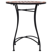 Produktbild för Mosaikbord brun 60 cm keramik