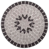 Produktbild för Mosaikbord brun 60 cm keramik