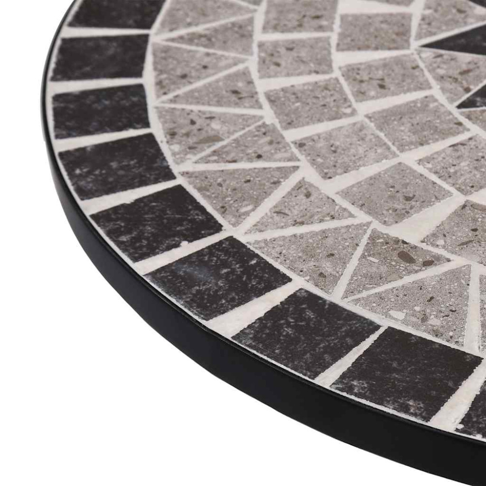 Produktbild för Mosaikbord brun 60 cm keramik