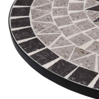 Produktbild för Mosaikbord brun 60 cm keramik