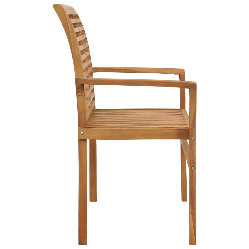 Produktbild för Trädgårdsbänk 112 cm massiv teak