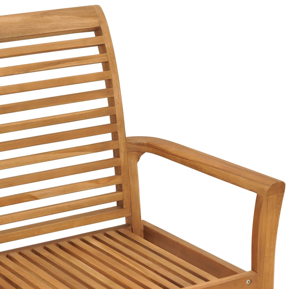 Produktbild för Trädgårdsbänk 112 cm massiv teak