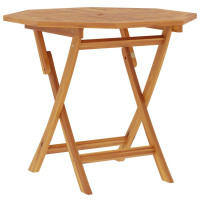 Produktbild för Hopfällbart trädgårdsbord 85x85x76 cm massiv teak