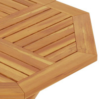 Produktbild för Hopfällbart trädgårdsbord 85x85x76 cm massiv teak