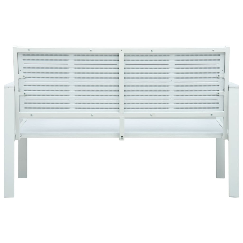 Produktbild för Trädgårdsbänk 120 cm HDPE träutseende