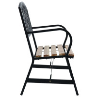 Produktbild för Trädgårdsbänk 120 cm trä