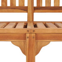 Produktbild för Bananbänk 151 cm massiv teak