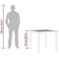 Produktbild för Trädgårdsbord 85x85x74 cm massivt akaciaträ