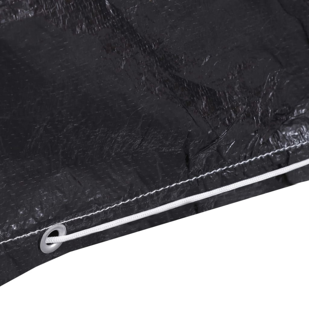 Produktbild för Överdrag för trädgårdsmöbler 10 öljetter 205x90 cm