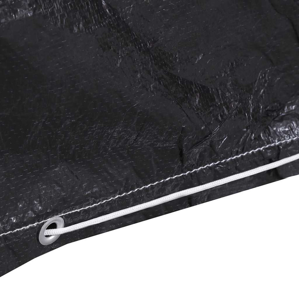 Produktbild för Överdrag för trädgårdsmöbler 7 öljetter 143x225x90 cm