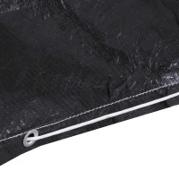 Produktbild för Överdrag för trädgårdsmöbler 7 öljetter 143x225x90 cm