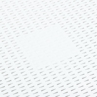Miniatyr av produktbild för Sidobord vit 54x54x36,5 cm plast
