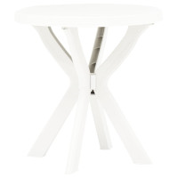 Miniatyr av produktbild för Cafébord vit Ø70 cm plast