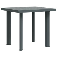 Produktbild för Trädgårdsbord grön 80x75x72 cm plast