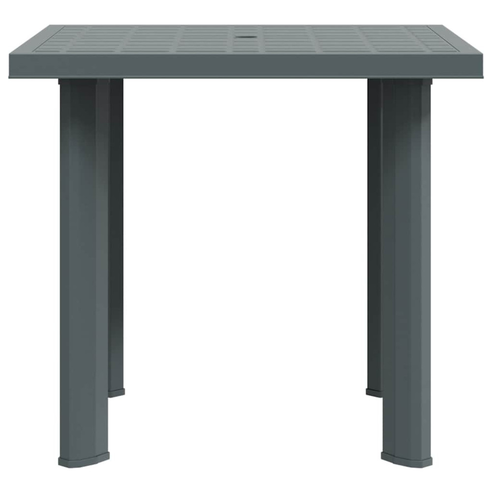 Produktbild för Trädgårdsbord grön 80x75x72 cm plast