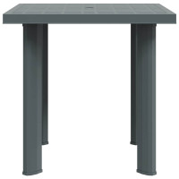 Produktbild för Trädgårdsbord grön 80x75x72 cm plast