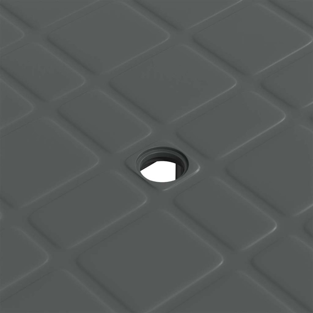 Produktbild för Trädgårdsbord antracit 80x75x72 cm plast