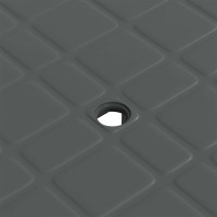 Produktbild för Trädgårdsbord antracit 80x75x72 cm plast